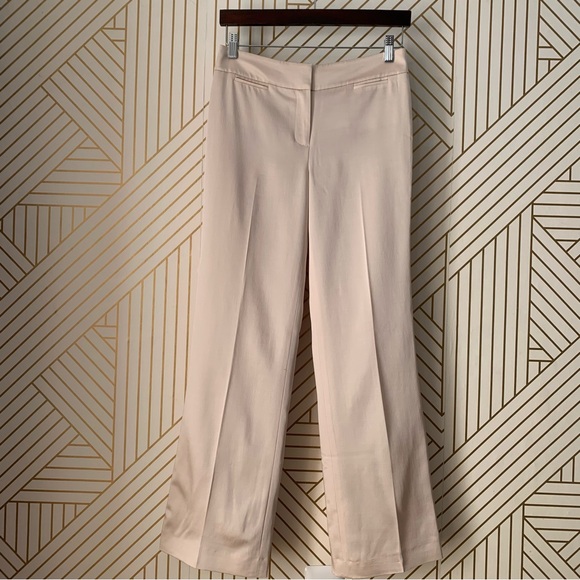 Ann Taylor Margo Wool blend cream Dress Pants Size 2 - Picture 2 of 7